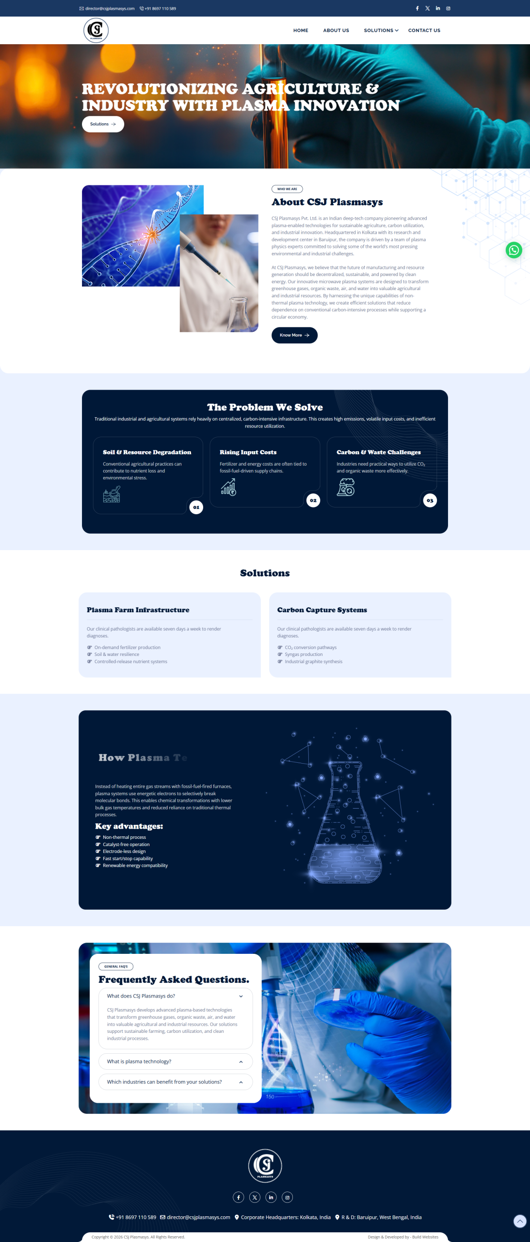 OM Pharma Labs / Cell Insight Website Preview
